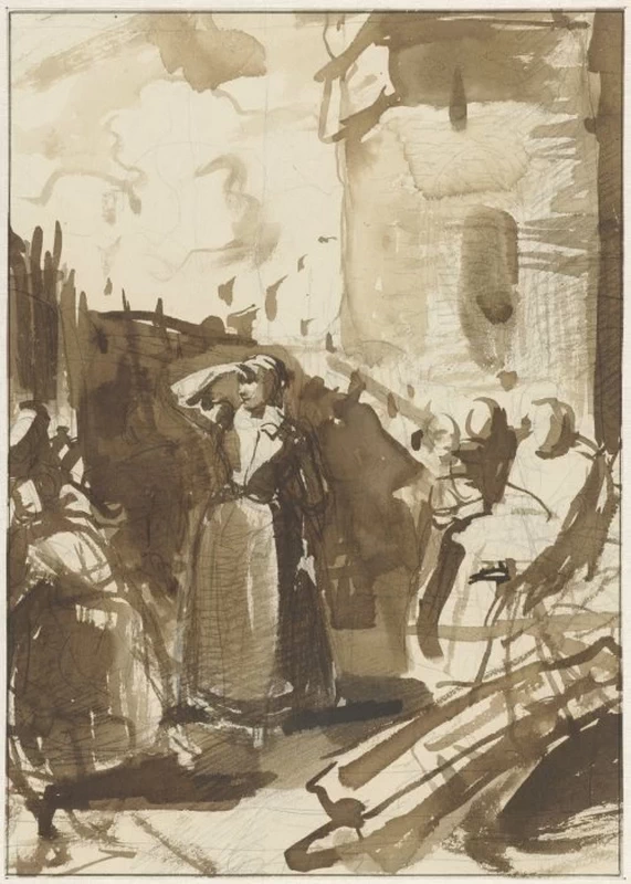Donna dietro il bastione di una città assediata - Rijks Museum, Ansterdam